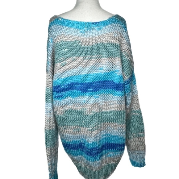 Anthropologie 12 pm by Mon Ami Oversized Sweater Size S/M - Picture 7 of 10